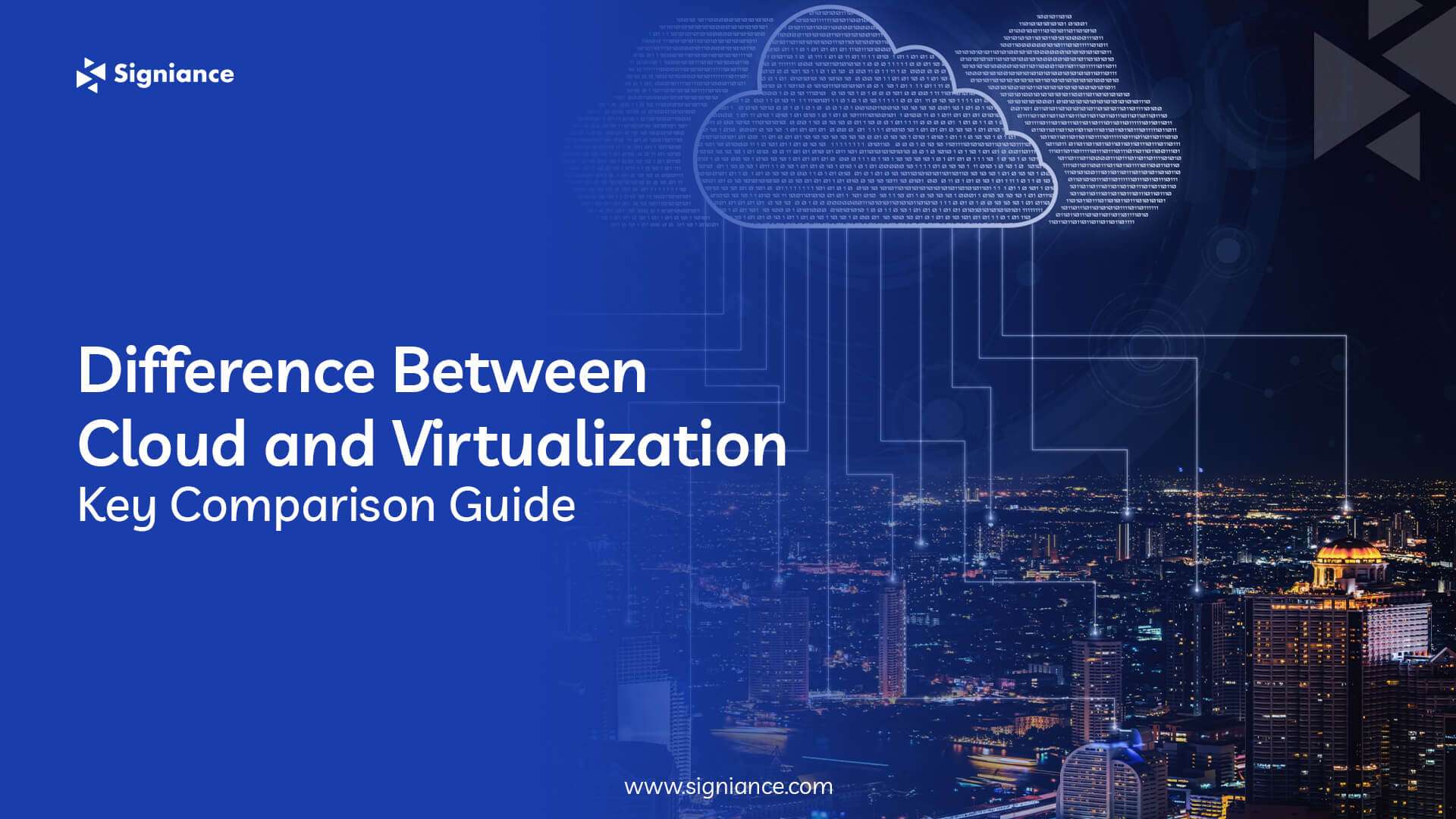 Difference Between Cloud and Virtualization Key Comparison Guide- Signiance
