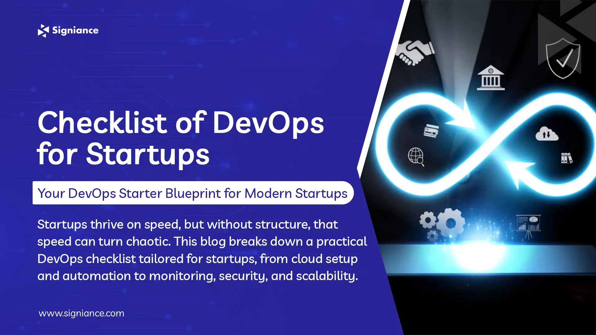 Checklist of DevOps for Startups - Signiance