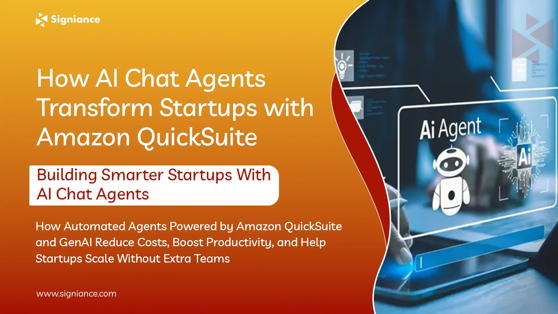 How AI Chat Agents Transform Startups with Amazon QuickSuite - Signiance