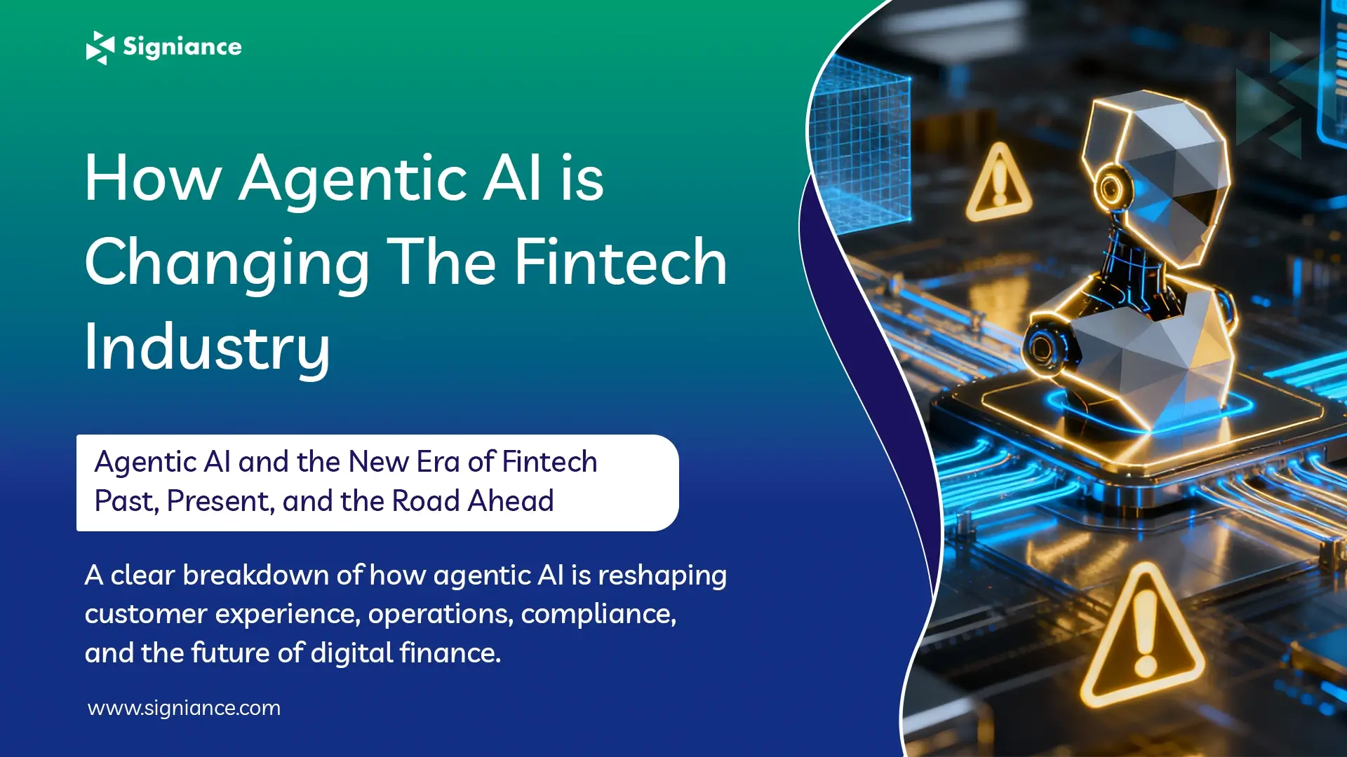 How Agentic AI Is Changing the Fintech Industry - Signiance