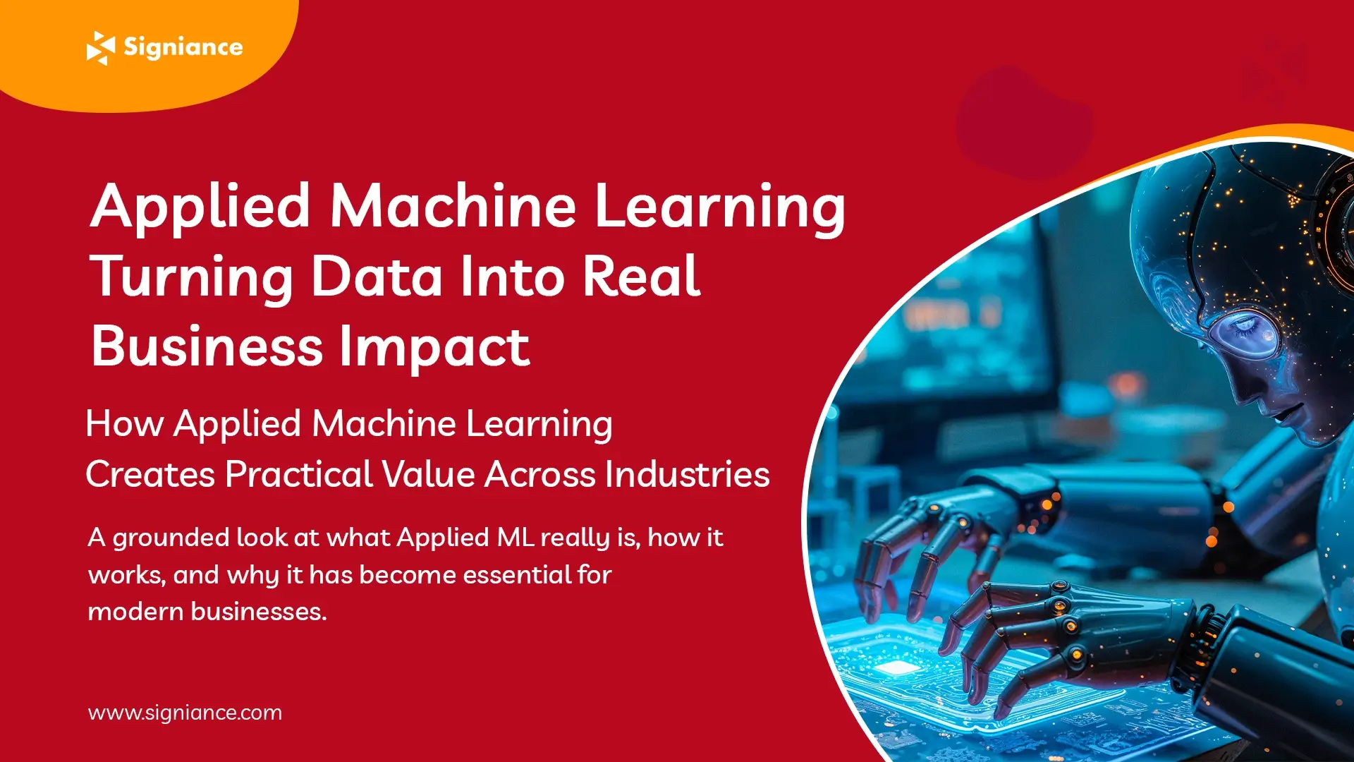 Applied Machine Learning - Signiance