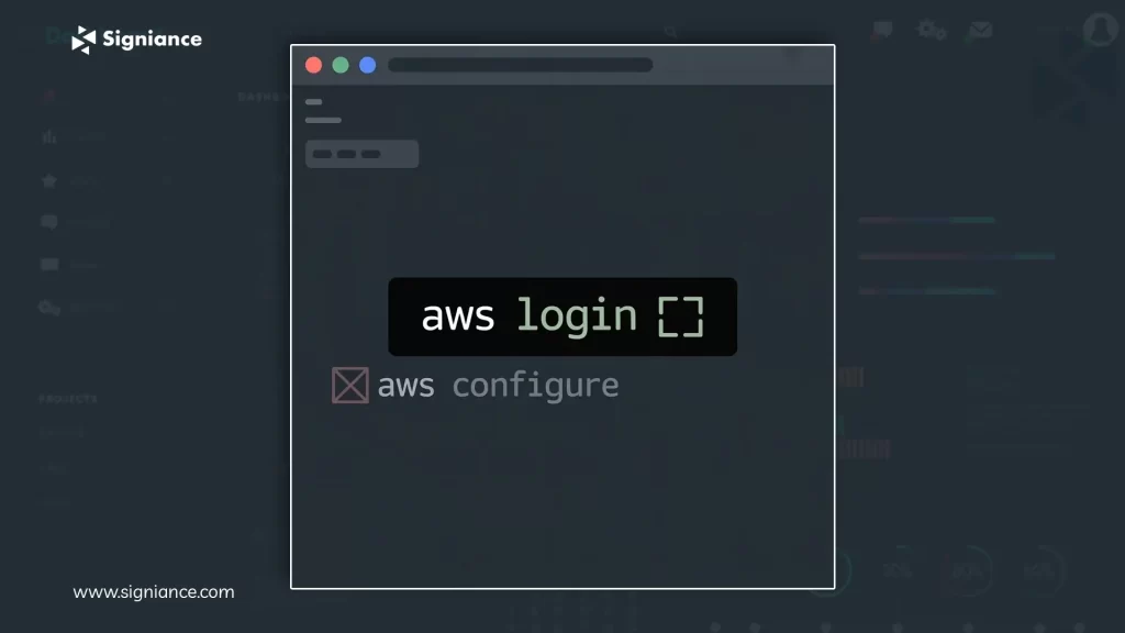 Stop using aws configure Just use aws login - Signiance 1