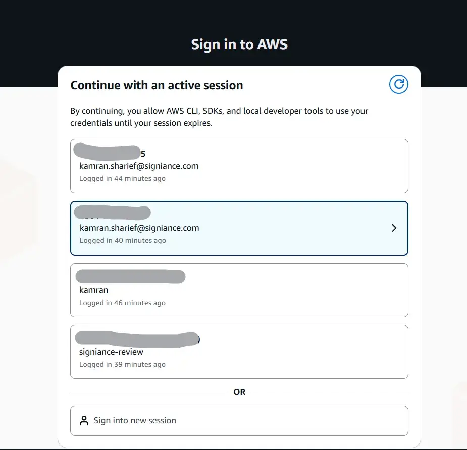 Stop using aws configure Just use aws login - Signiance 3