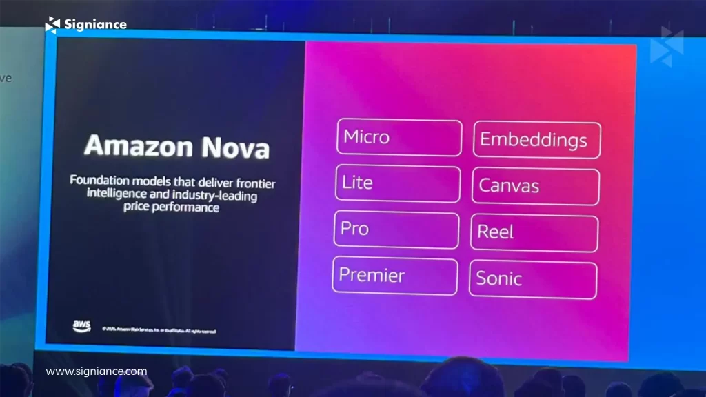 What is Amazon Nova Models - Signiance 1