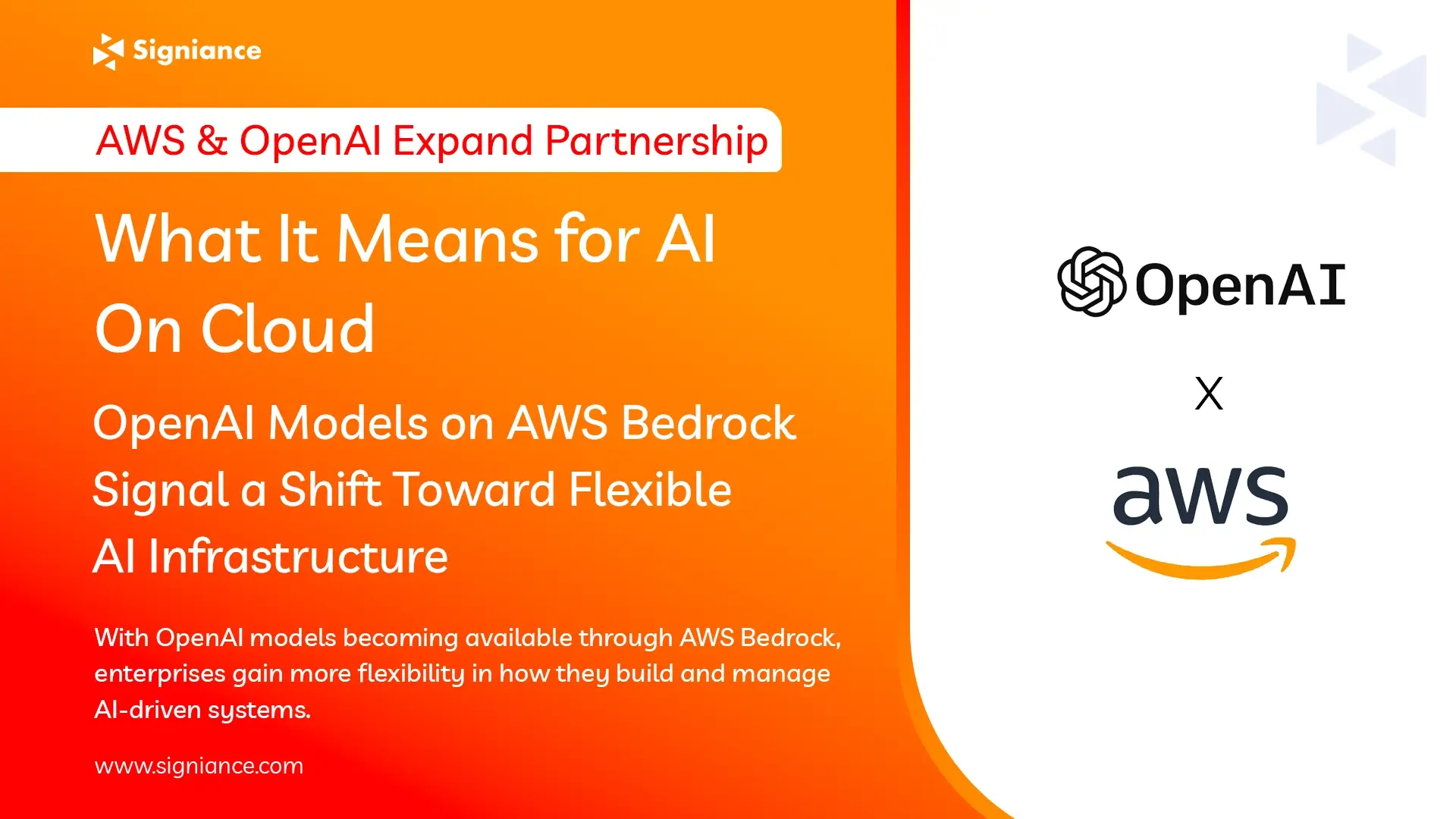 AWS and OpenAI Expand Partnership - What It Means for AI on Cloud - Signiance