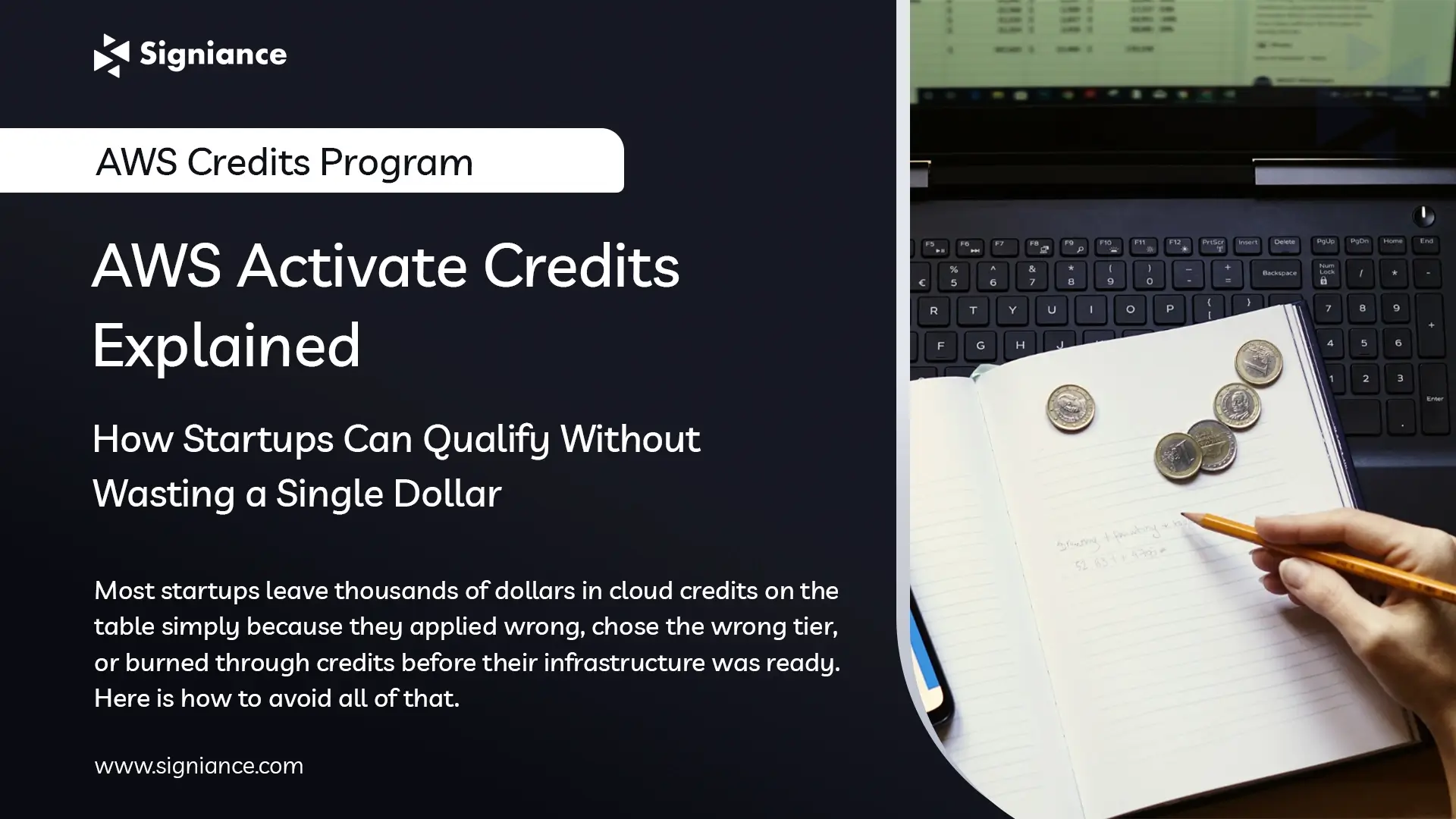 AWS Activate Credits For Startups Explained - Signiance
