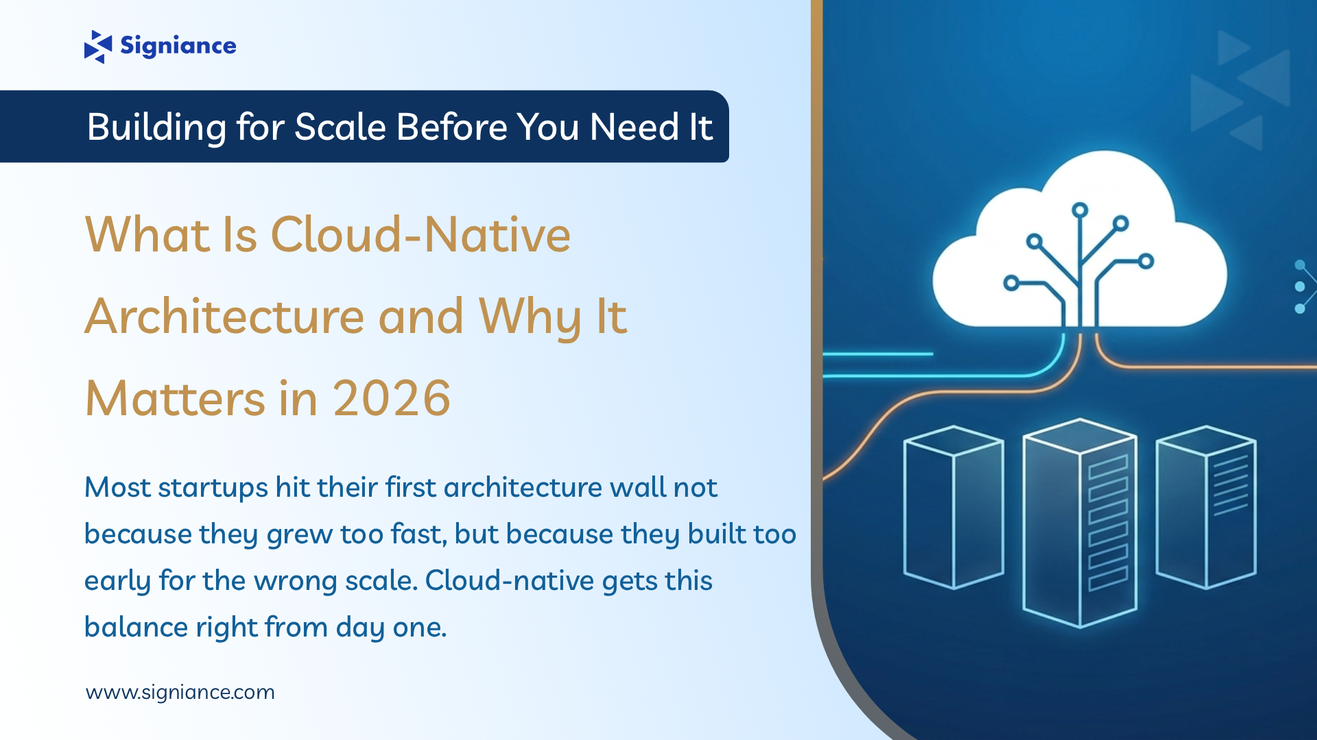 What Is Cloud-Native Architecture and Why It Matters in 2026 - Signiance