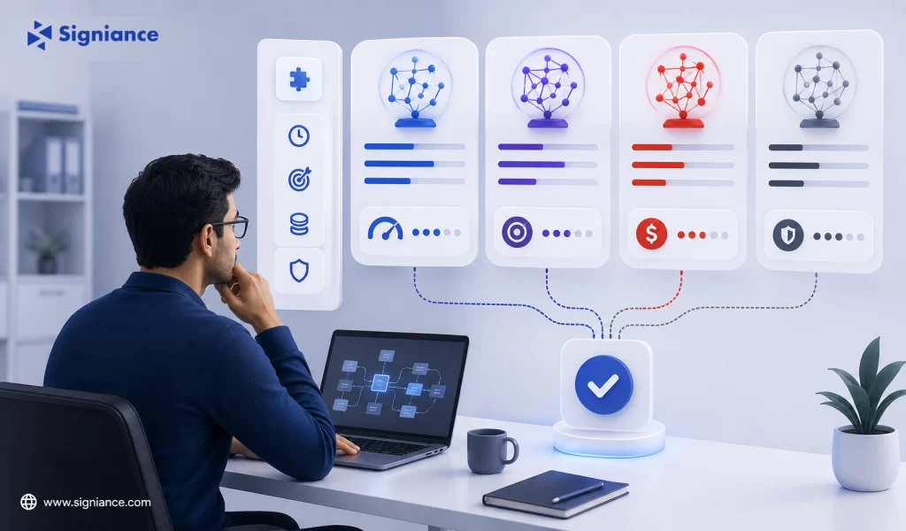 How To Choose A Perfect AI Model - Signiance 1