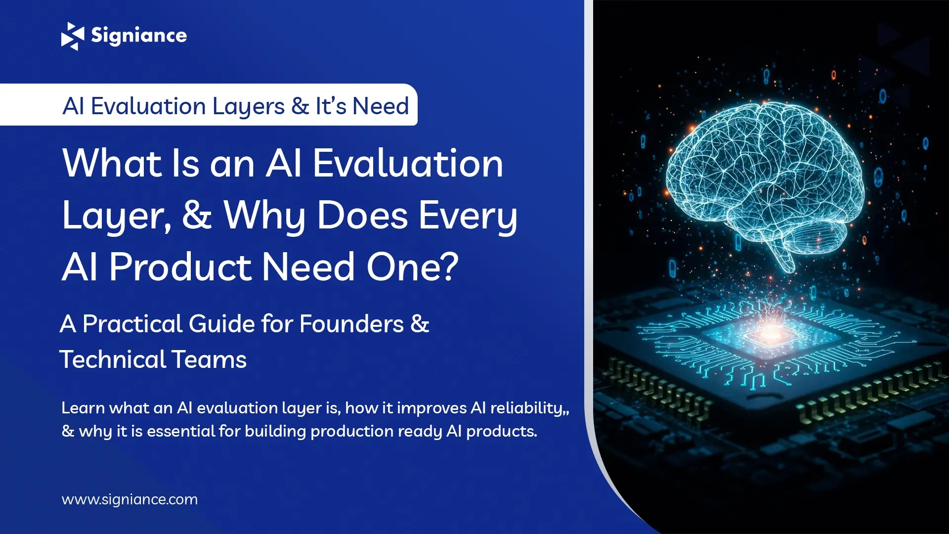 What Is an AI Evaluation Layer and Why Does Every AI Product Need One - Signiance