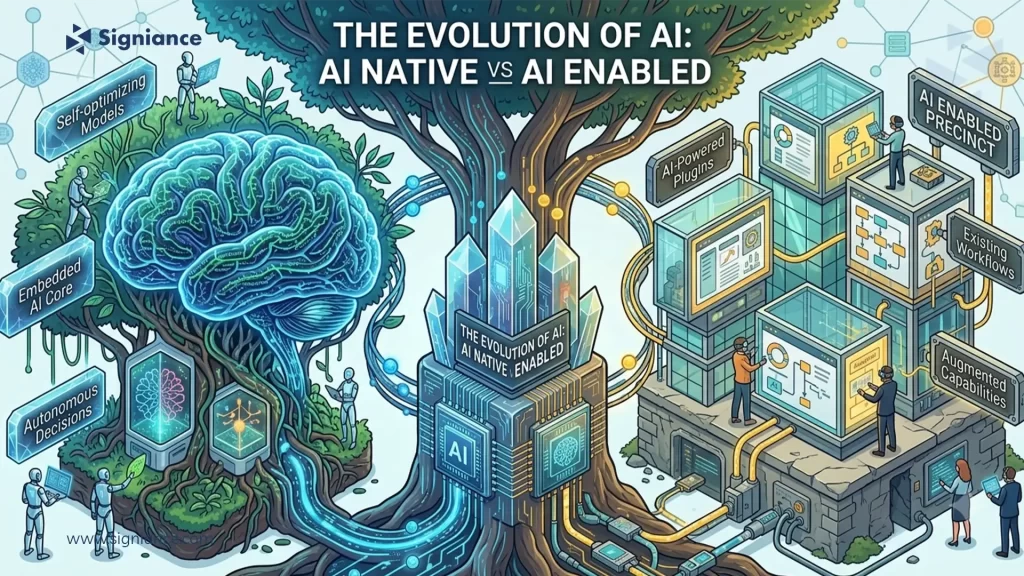 What’s the Real Difference Between AI Native and AI Enabled - Signiance 1